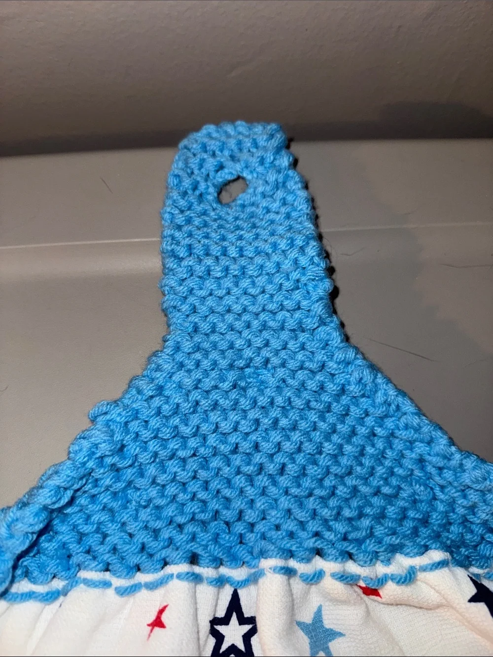 Handmade charming blue